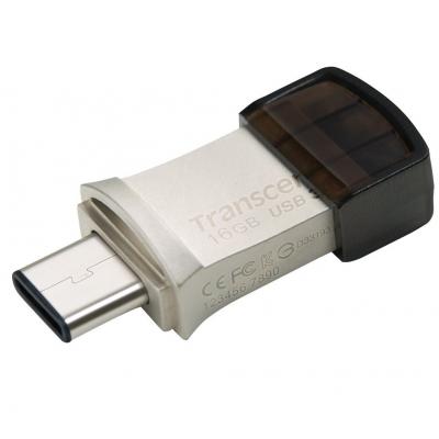 USB флеш накопичувач Transcend 16GB JetFlash 890S Silver USB 3.1 (TS16GJF890S) - зображення 3