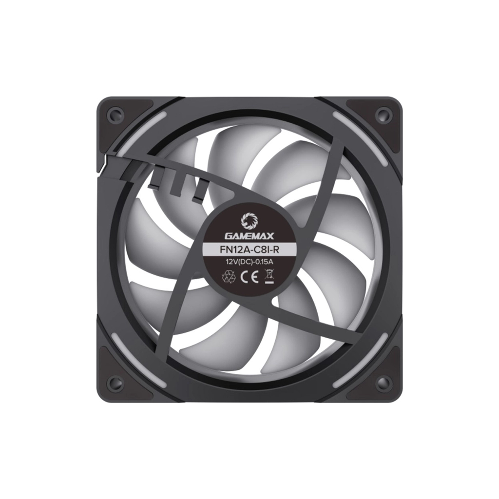 Кулер до корпусу Gamemax FN12A-C8I-R - зображення 4