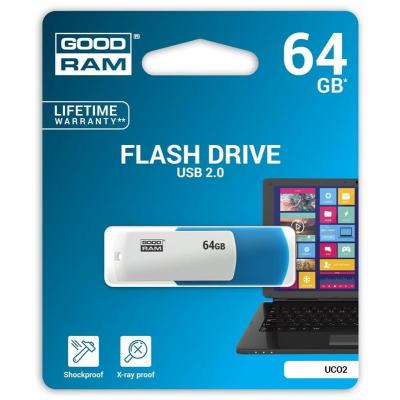 USB флеш накопичувач Goodram 64GB UCO2 Colour Mix USB 2.0 (UCO2-0640MXR11) - зображення 3