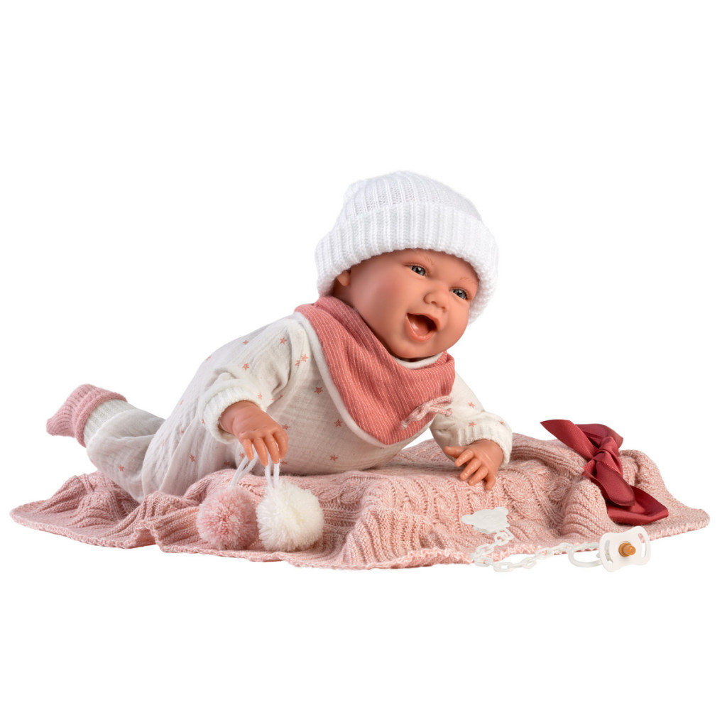 Пупс Llorens Mimi sonrisa con mantita, 42 см (74002) - зображення 2