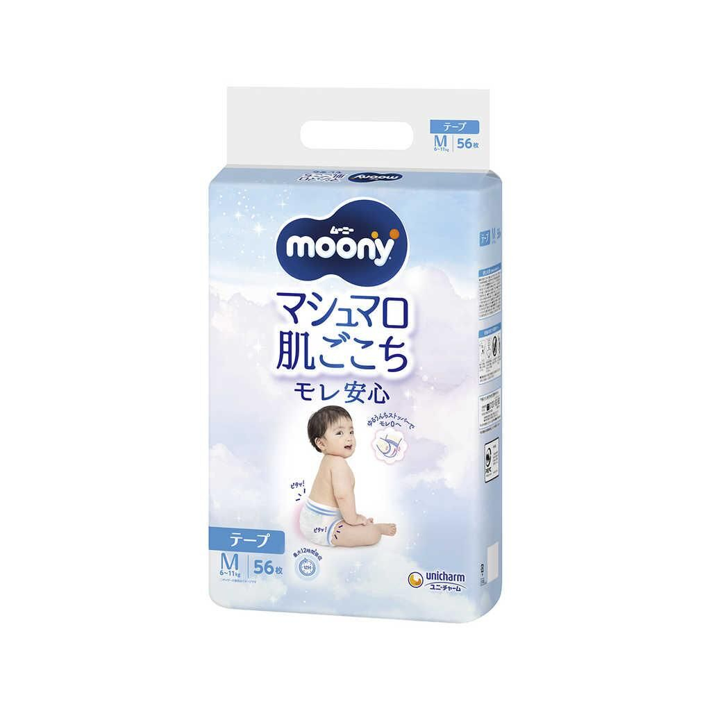 Підгузки Moony Unicharm Розмір M 6-11 кг, 56 шт (4903111141937) - зображення 1