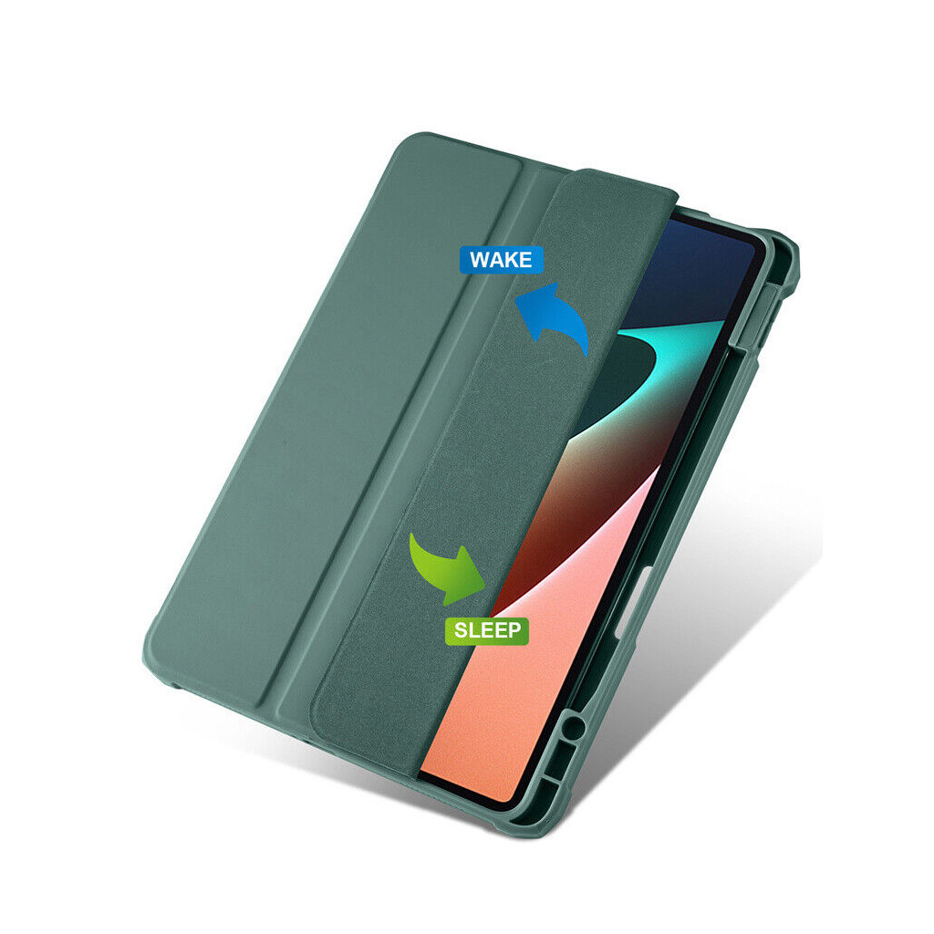 Чохол до планшета BeCover Soft Edge Pencil Mount Xiaomi Mi Pad 5 / 5 Pro Dark Green (708363) - зображення 3