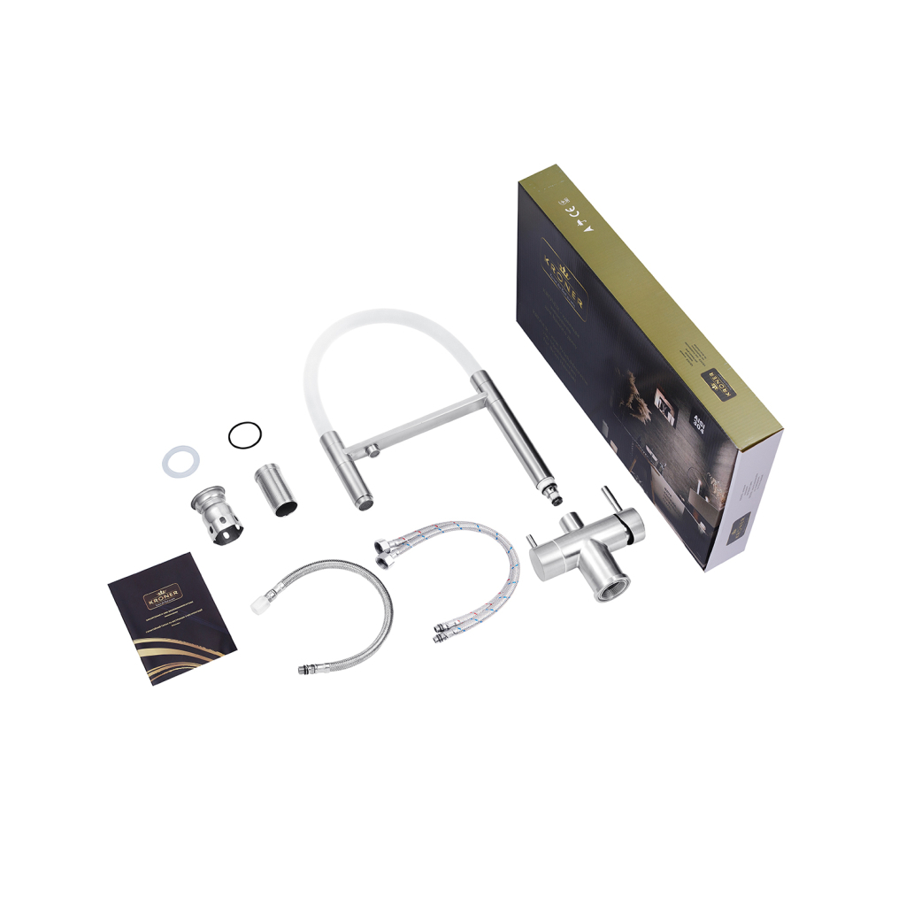 Змішувач Kroner Klassisch-ESG03815WHI (CV027935) - изображение 8