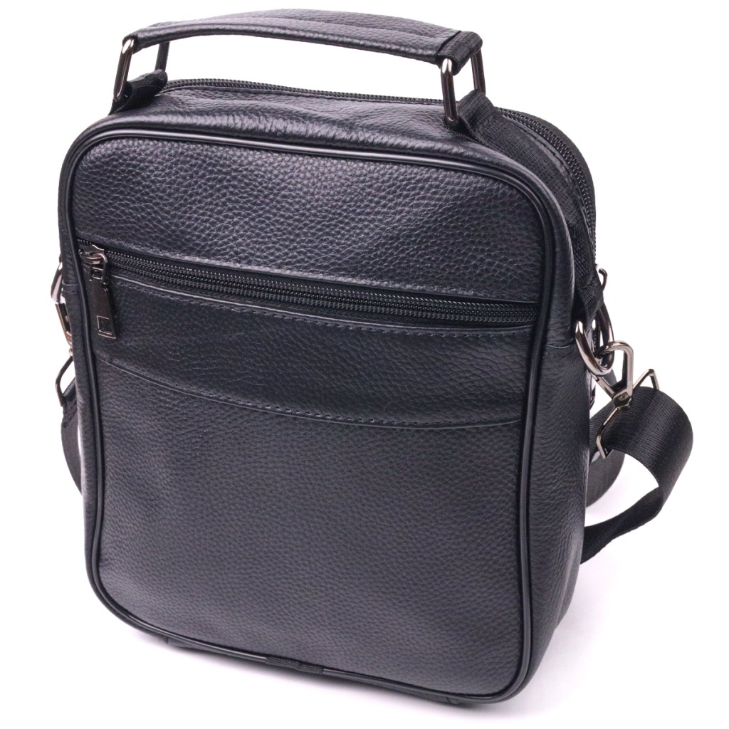 Сумка Vintage З натуральної шкіри Чорна (21278) - зображення 2