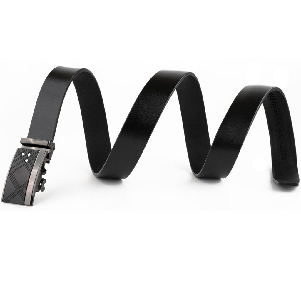 Ремінь Vintage Чоловічий з ромбами на пряжці Чорний (20291) - зображення 2