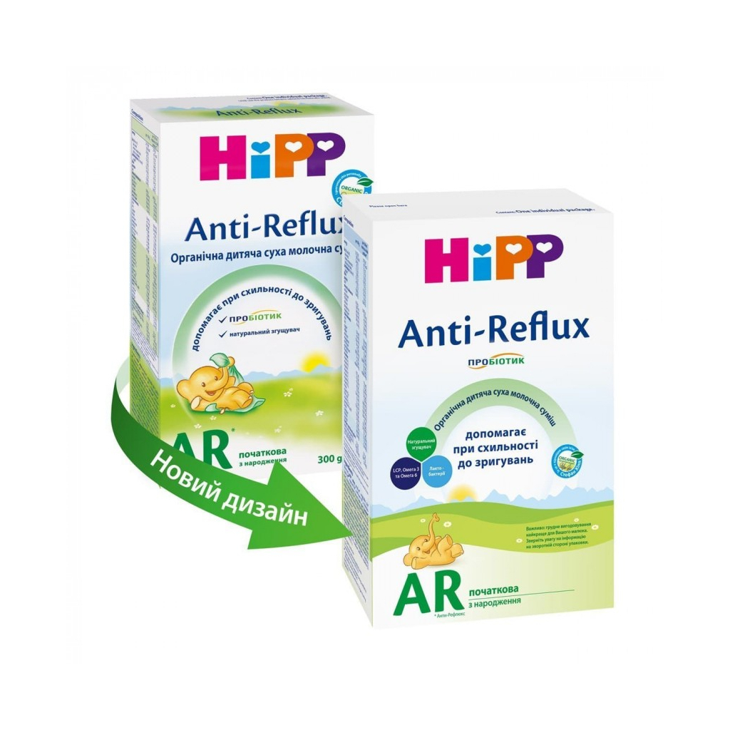 Дитяча суміш HiPP Anti-Reflux початкова 300 г (9062300137627) - изображение 2