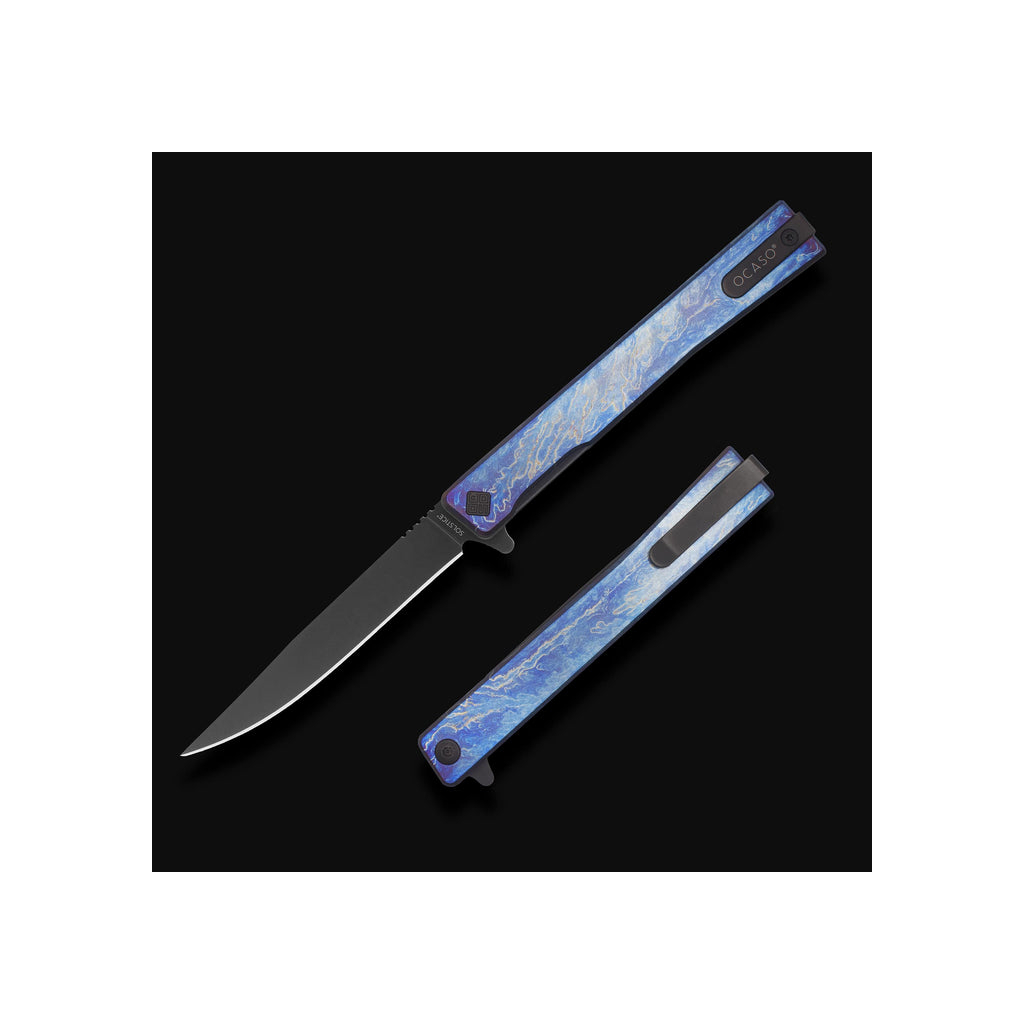 Ніж Ocaso Solstice, Anodized titanium, Black (10DBB) - зображення 3