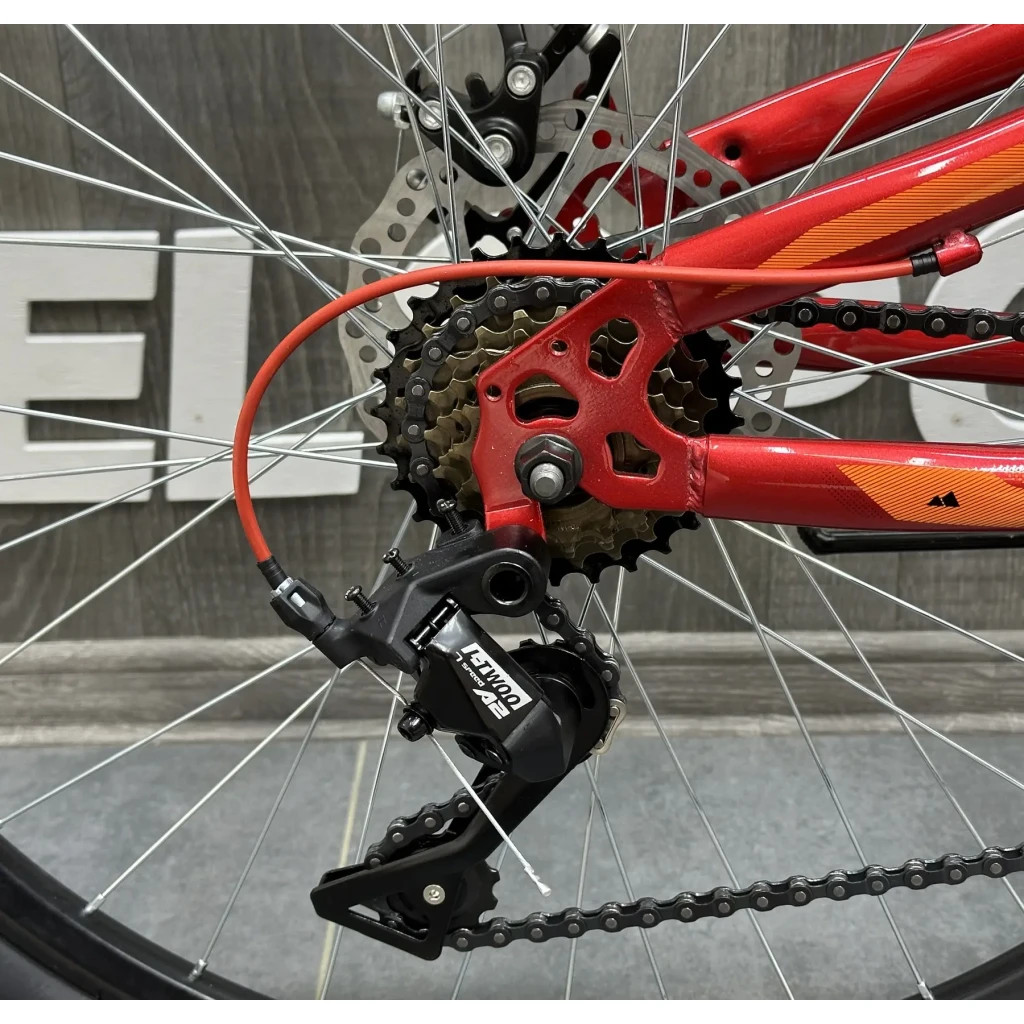 Велосипед Discovery Canyon AM DD 26" 17.5" ST 2024 Червоний (OPS-DIS-26-609) - зображення 7