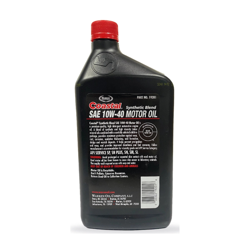 Моторна олива Coastal Synthetic Blend 10W40 0,946л - зображення 2