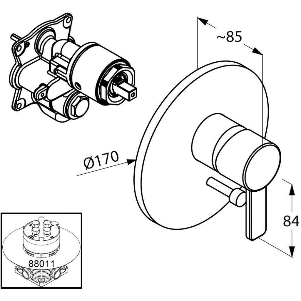 Змішувач KLUDI ZENTA (386500575) - зображення 2