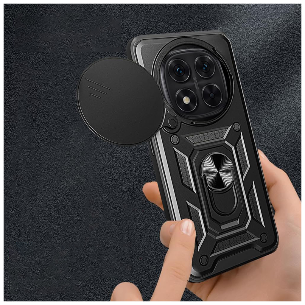 Чохол до мобільного телефона BeCover Military Xiaomi Redmi Note 14 Pro 5G Black (712869) - зображення 4