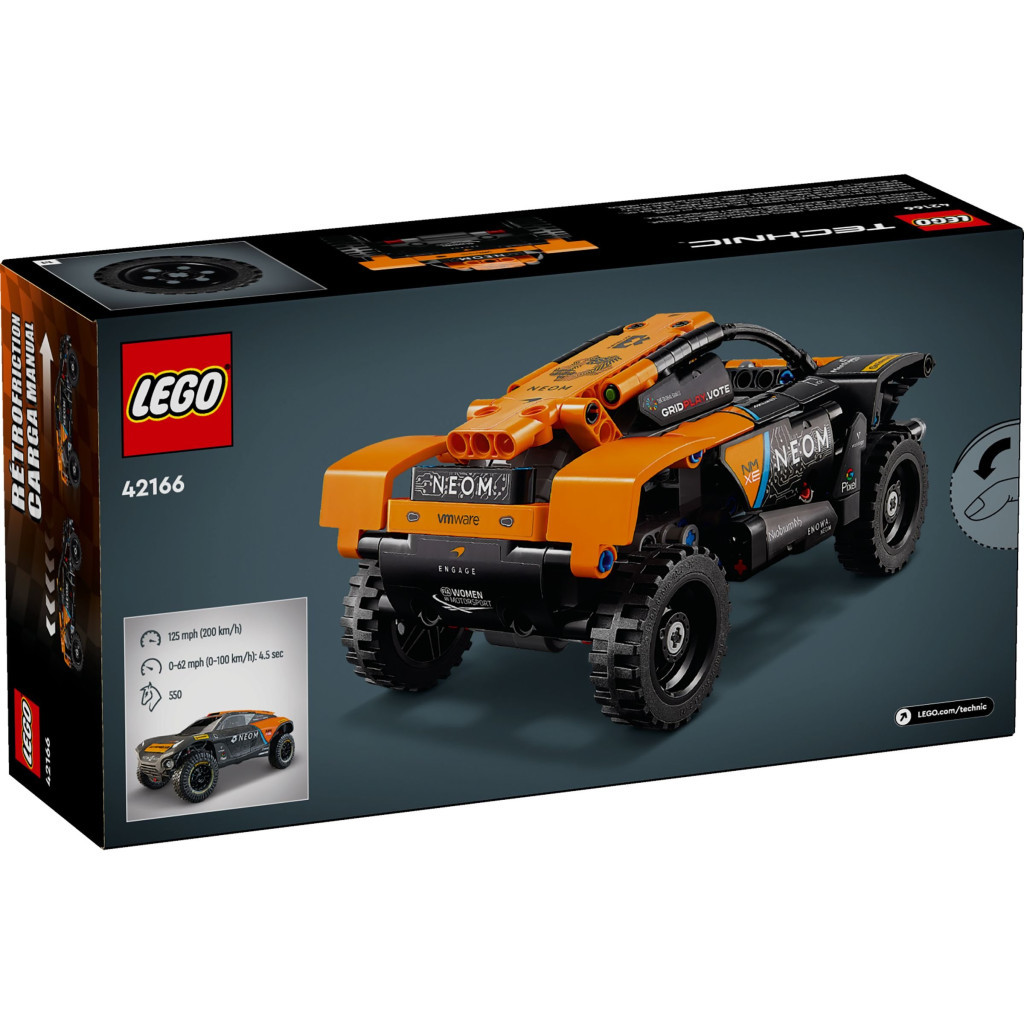 Конструктор LEGO Technic Автомобіль для перегонів NEOM McLaren Extreme E 252 деталей (42166) - зображення 6