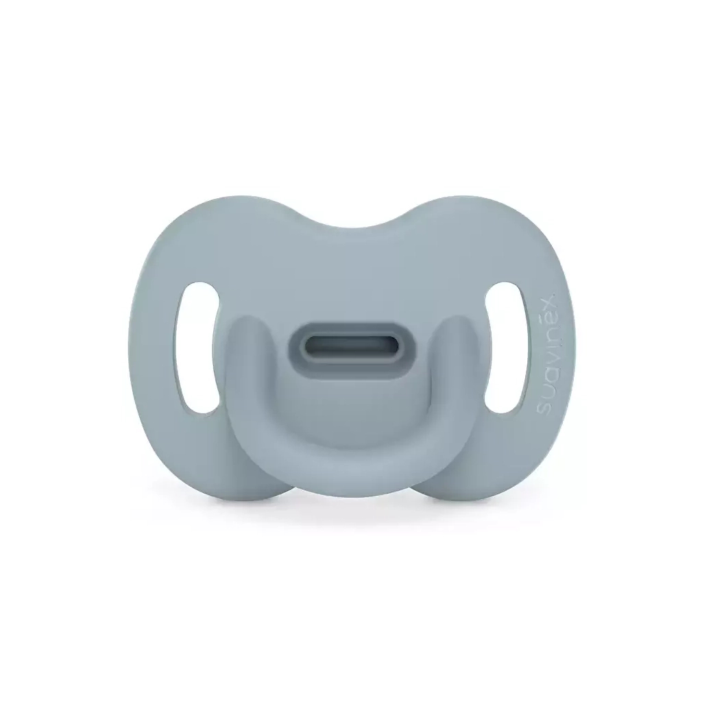 Пустушка Suavinex Colour Essence силіконова, фізіологічна, 0-6 міс. блакитна (308097) - зображення 2