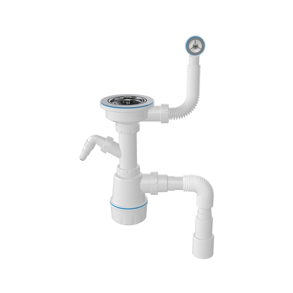 Мийка кухонна GRANADO Optimal Artes black shine (+ змішувач Badalona LUX inox + дозатор Redondo inox + ко (ksg1201) - зображення 10