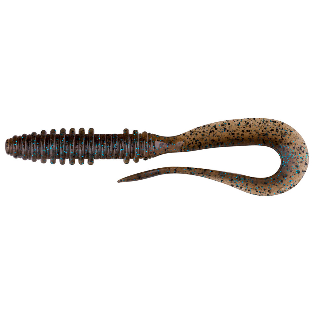 Силікон рибальський Keitech Mad Wag Mini 2.5" (12 шт/упак) ц:207 green pumpkin pp. flk (1551.07.35) - зображення 1