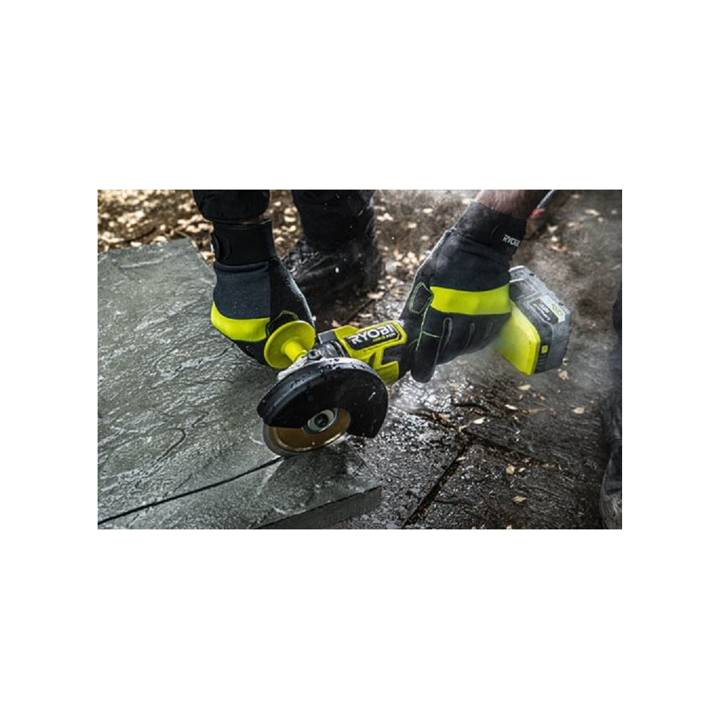 Шліфувальна машина Ryobi RAG18X-0, 18В ONE+ НР, безщіткова, 125мм (без АКБ та ЗП) (5133005011) - зображення 6
