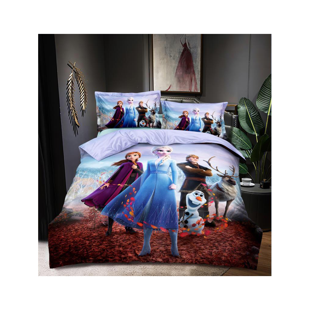 Постільна білизна ШЕМ Royal Satin Холодне серце підліткова 150 х 215 (1,5 RS Kids_Холодне серце) - зображення 1