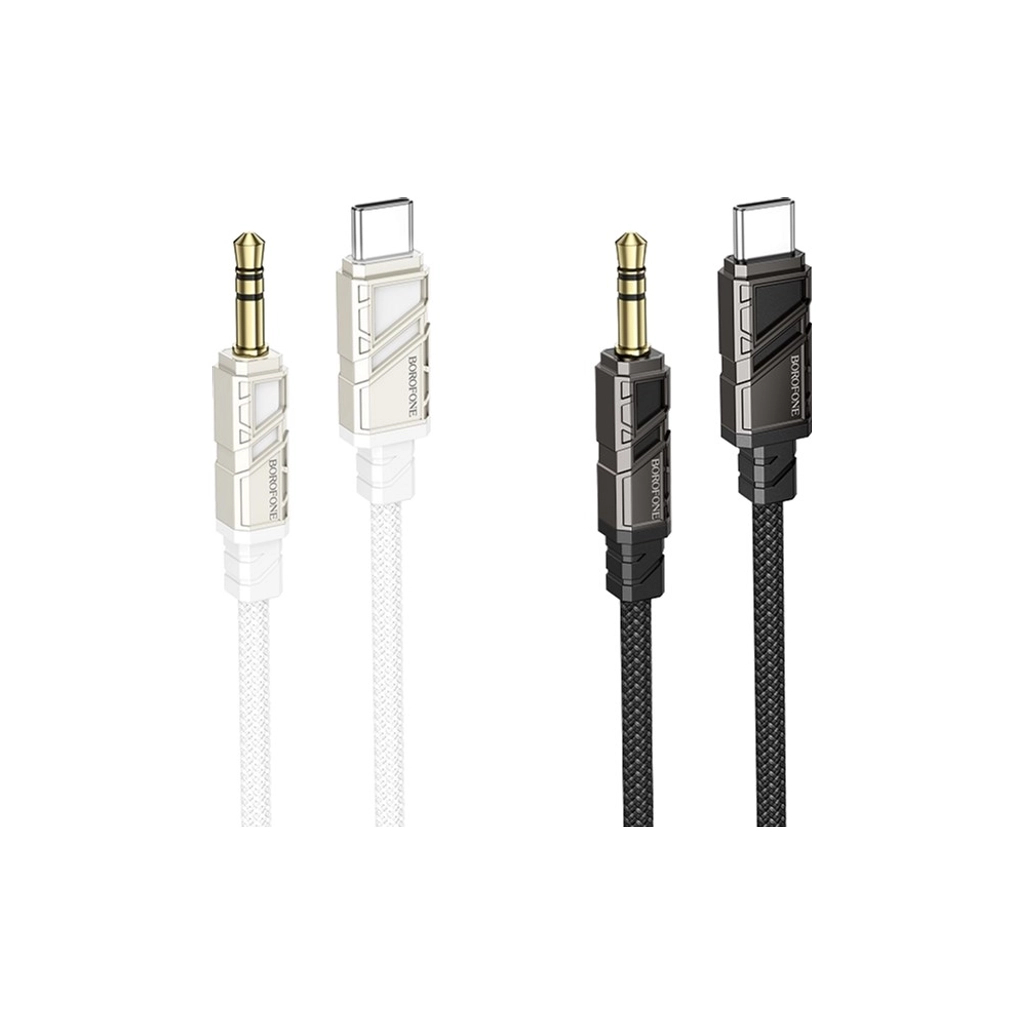 Кабель мультимедійний USB-C to 3.5mm M 1.0m black BOROFONE (6941991117763) - изображение 3