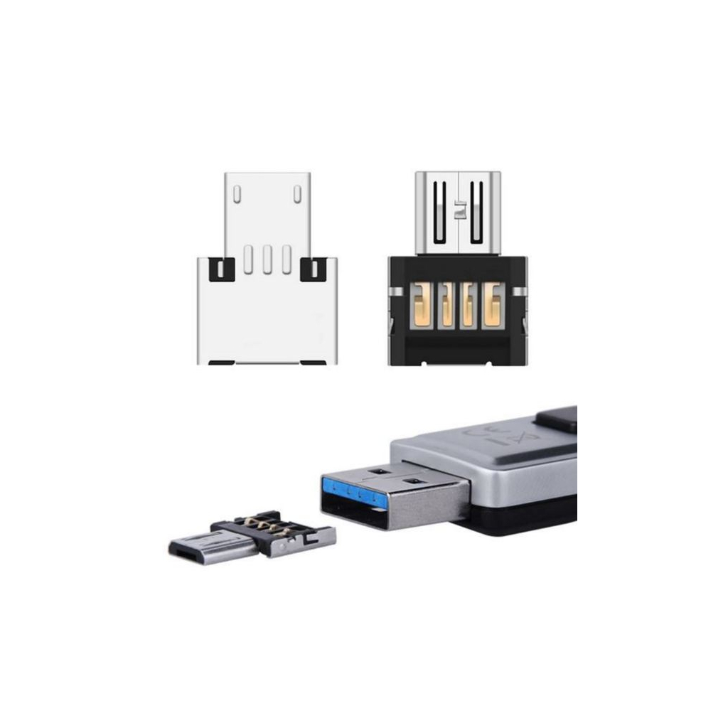 Перехідник OTG Micro to USB AF Lapara (LA-OTG-microUSB-adaptor) - изображение 1