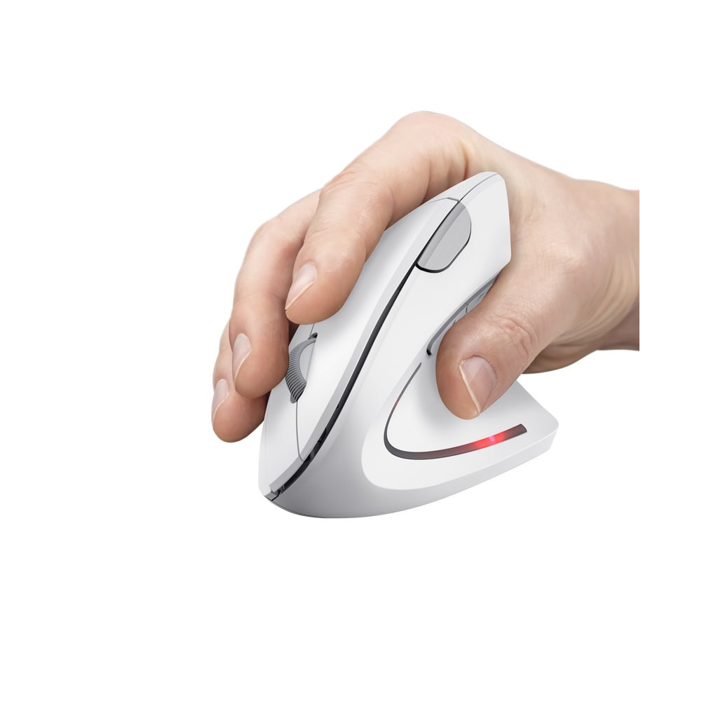 Мишка Trust Verto Ergonomic Wireless White (25132) - зображення 6