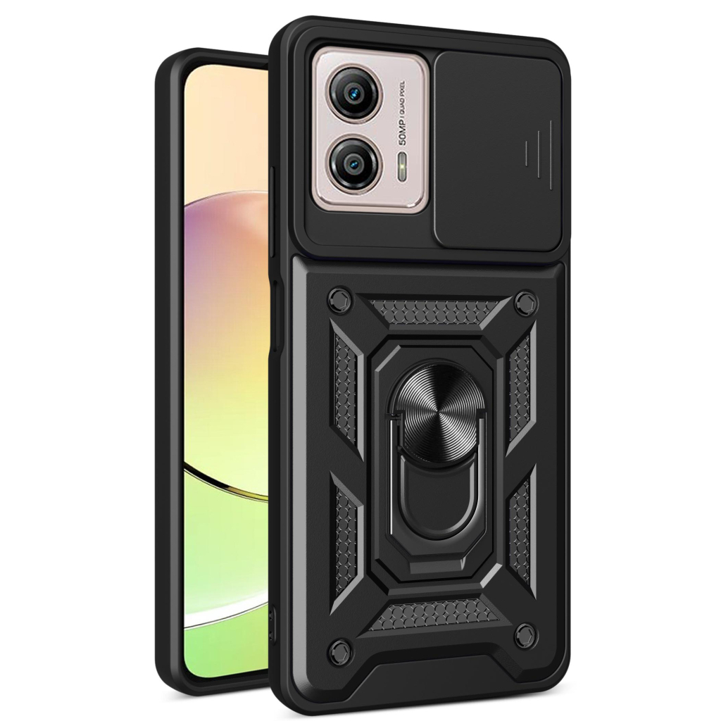 Чохол до мобільного телефона BeCover Military Motorola Moto G53 5G Black (709984) - зображення 1