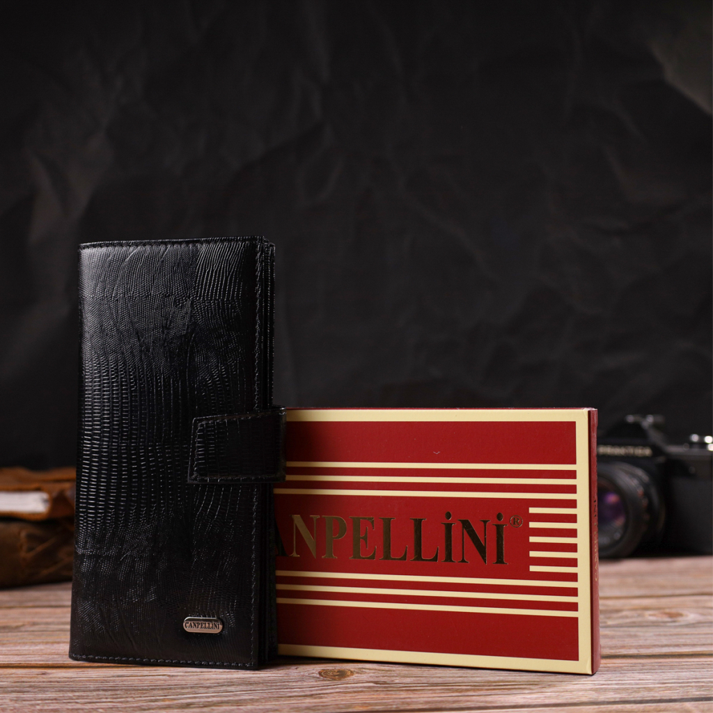 Гаманець Canpellini З натуральної шкіри Чорний (21913) - зображення 10