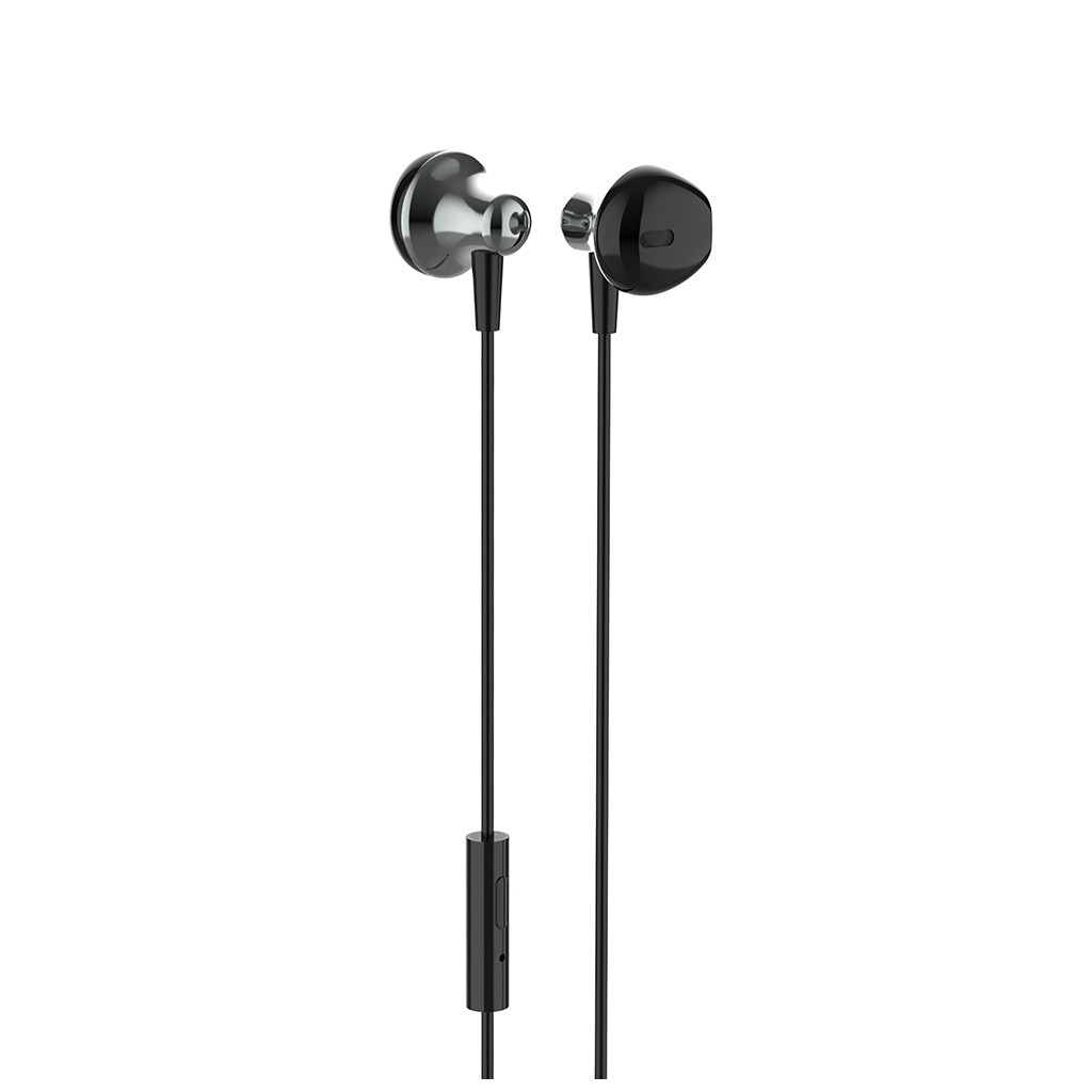 Навушники ColorWay Slim 3.5 mm Wired Earphone Blast 1 Black (CW-WD01BK) - зображення 1