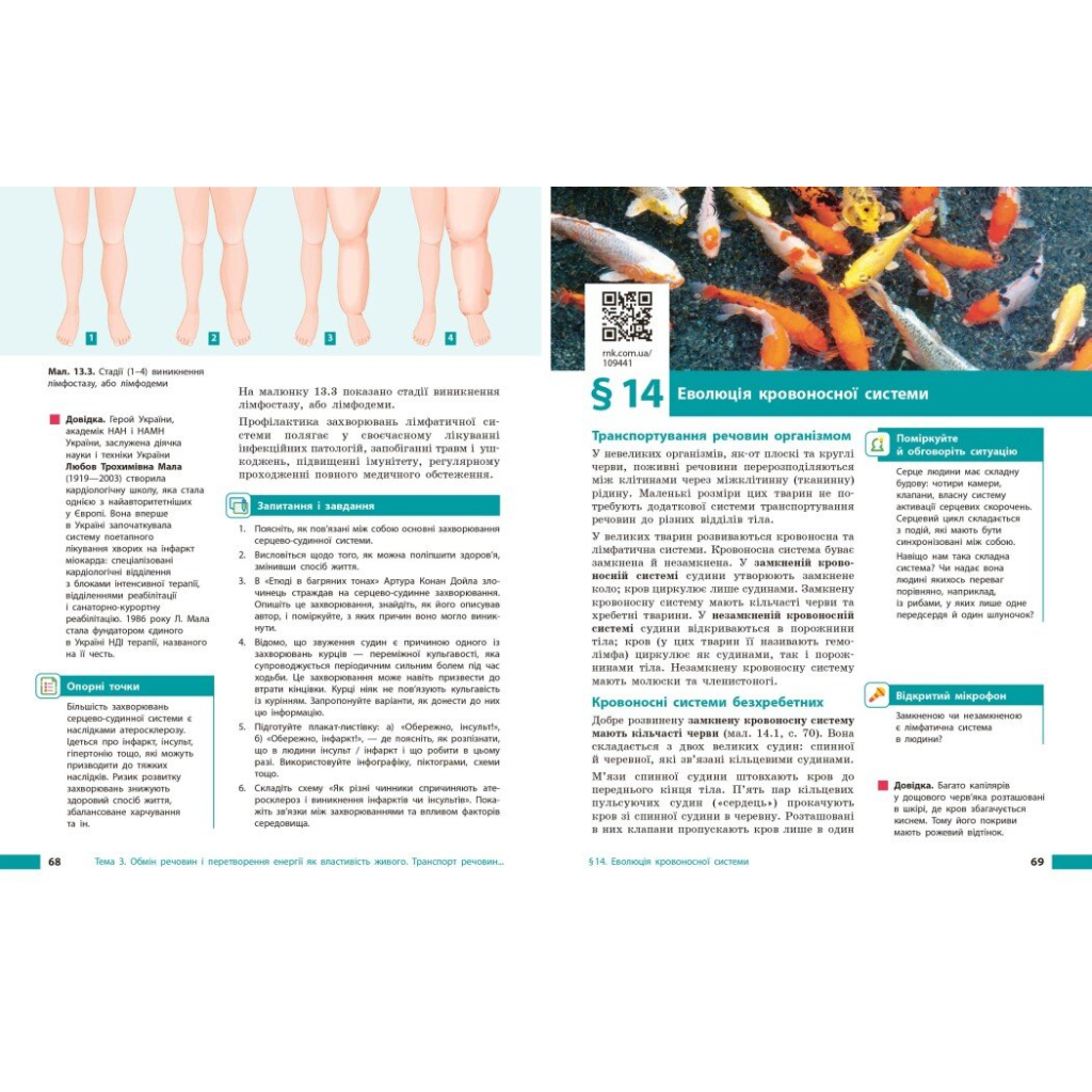 Підручник НУШ Біологія. 8 клас - О.В. Тагліна, А.М. Самойлов, О.М. Утєвська, Л.В. Довгаль Ранок (9786170995896) - зображення 5
