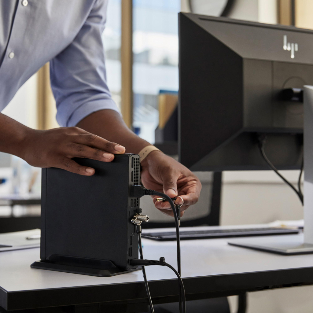 Комп'ютер HP Pro 400 G9 Mini / i3-12100T, 8, 512, WiFi, кл+м, Win11P (885H4EA) - зображення 12