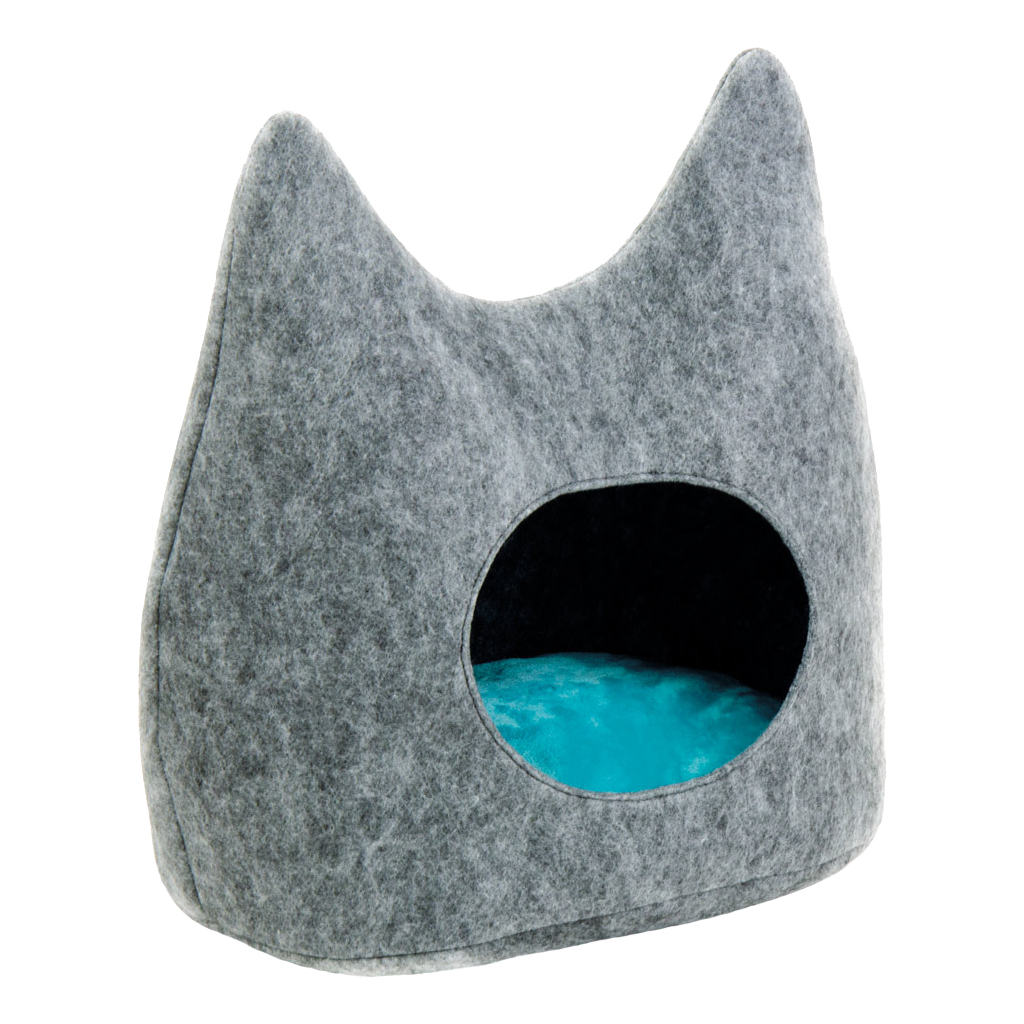 Будиночок для тварин Природа "DREAM" 44х28х45 см (сірий) (4823082419494) - зображення 1