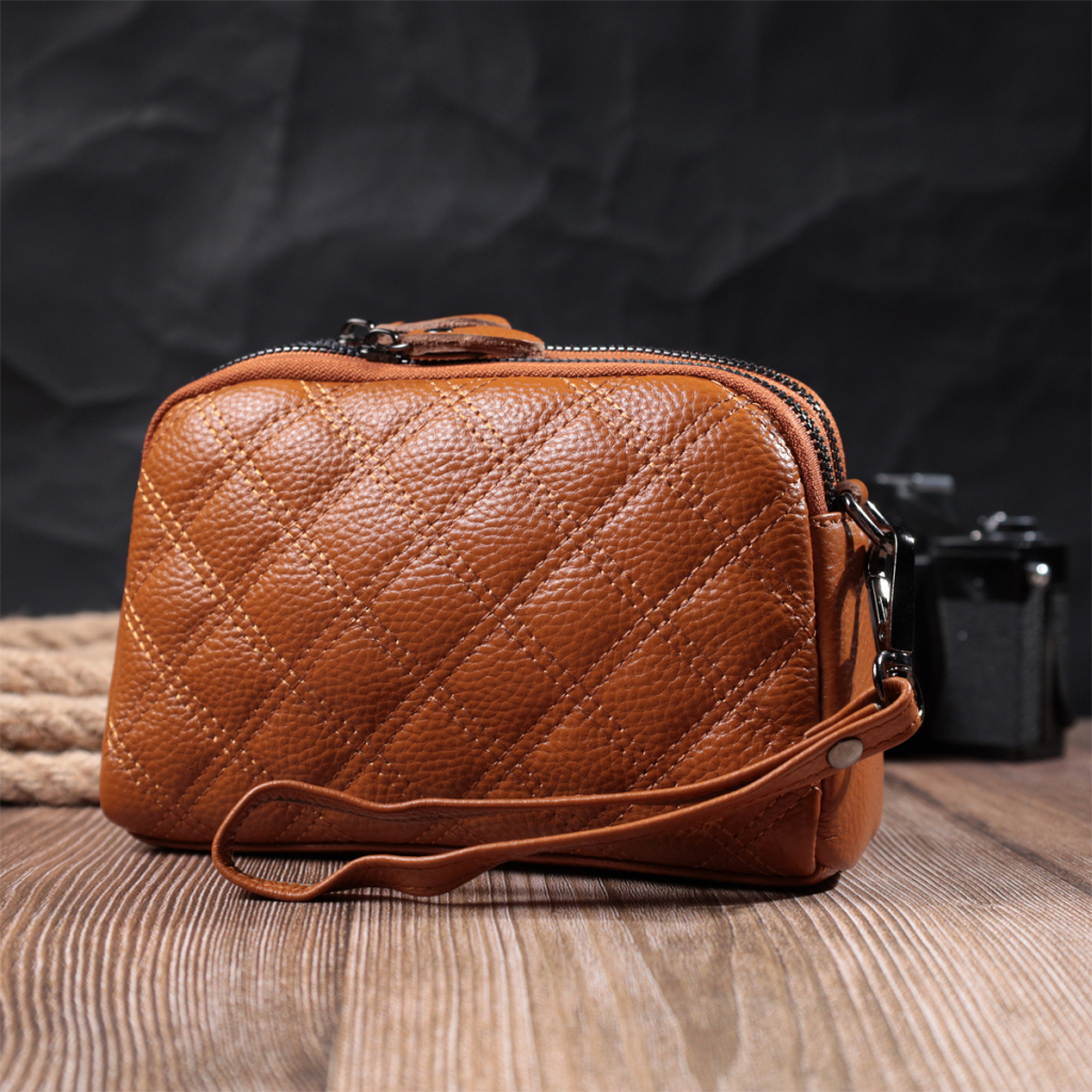 Сумка Vintage Жіноча з натуральної шкіри Руда (22809) - зображення 10