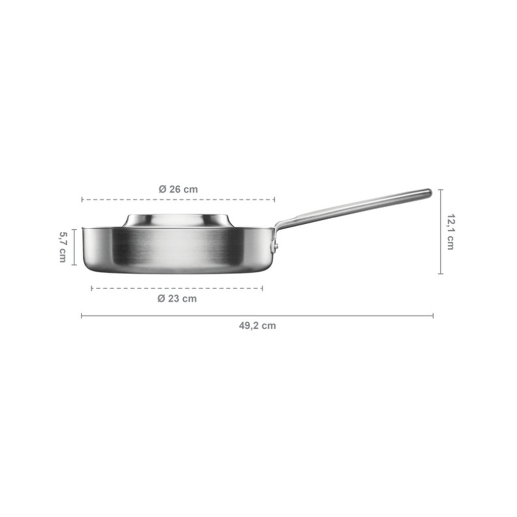 Сотейник Fiskars Norden з кришкою 26 см (1067634) - зображення 3