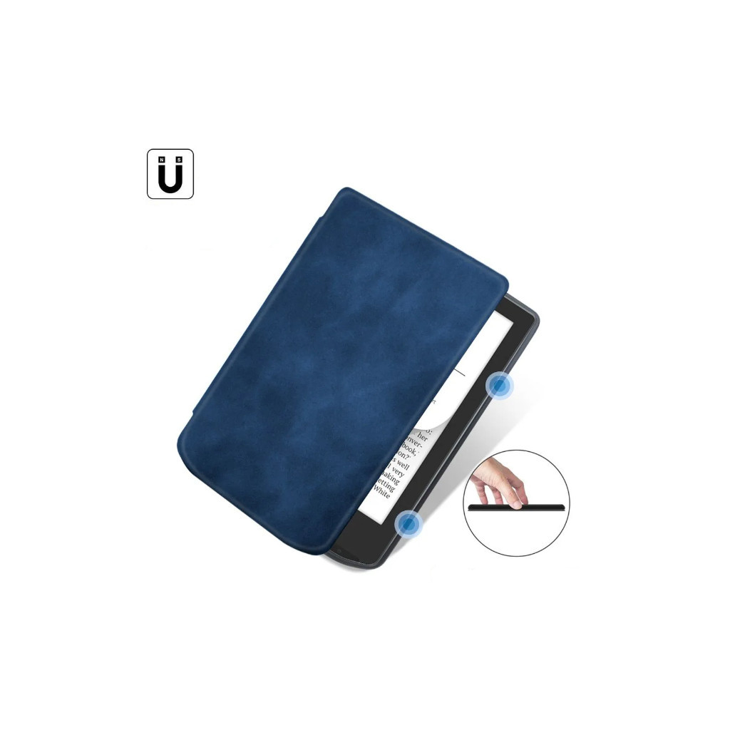 Чохол до електронної книги BeCover Smart Case PocketBook 629 Verse / 634 Verse Pro 6" Deep Blue (710452) - зображення 5