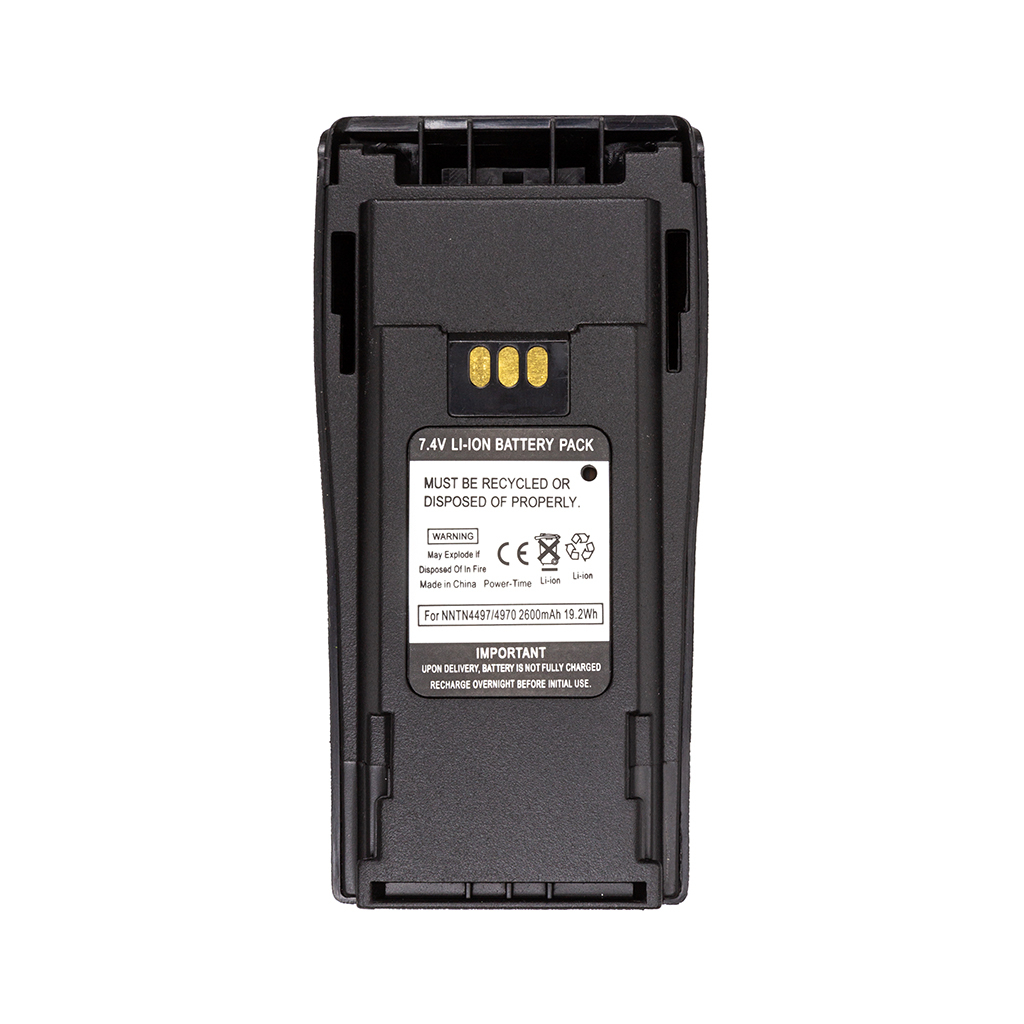 Акумуляторна батарея Motorola CP040 Li-ion 7.4V 2600mAh Power-Time (PTM-040L) - изображение 4