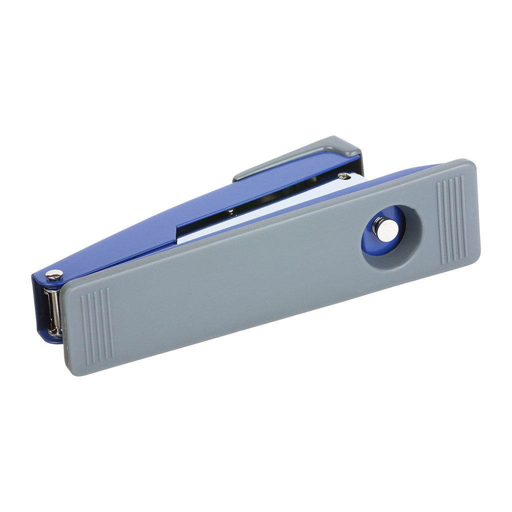 Степлер Buromax металевий, JOBMAX, 20 аркушів, (скоби №24; 26), 112 х 44 х 34 мм, синій (BM.4259-02) - зображення 4