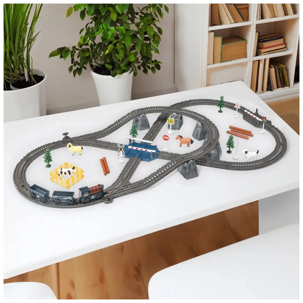 Залізниця Otamanko Мандрівний Експрес електрична залізниця 90 деталей (AU2885) - зображення 9