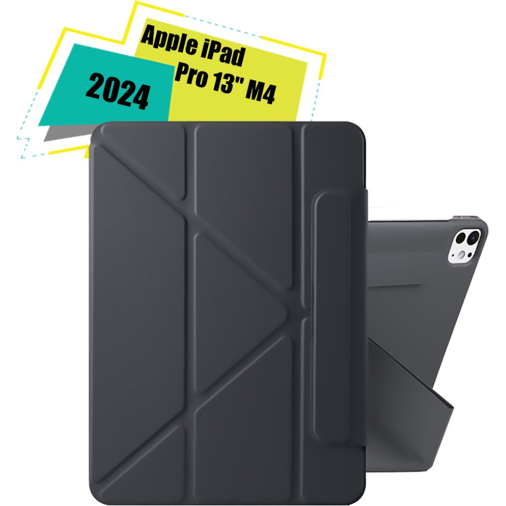 Чохол до планшета BeCover Ultra Slim Origami Magnetic Apple iPad Pro 13" M4 2024 Black (712964) - зображення 1