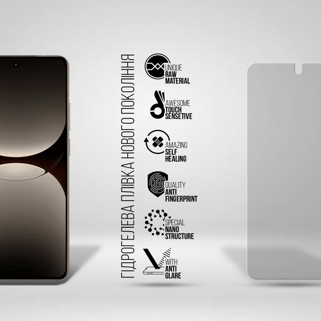 Плівка захисна Armorstandart Hydrogel Matte Realme GT 7 5G (ARM83943) - зображення 2