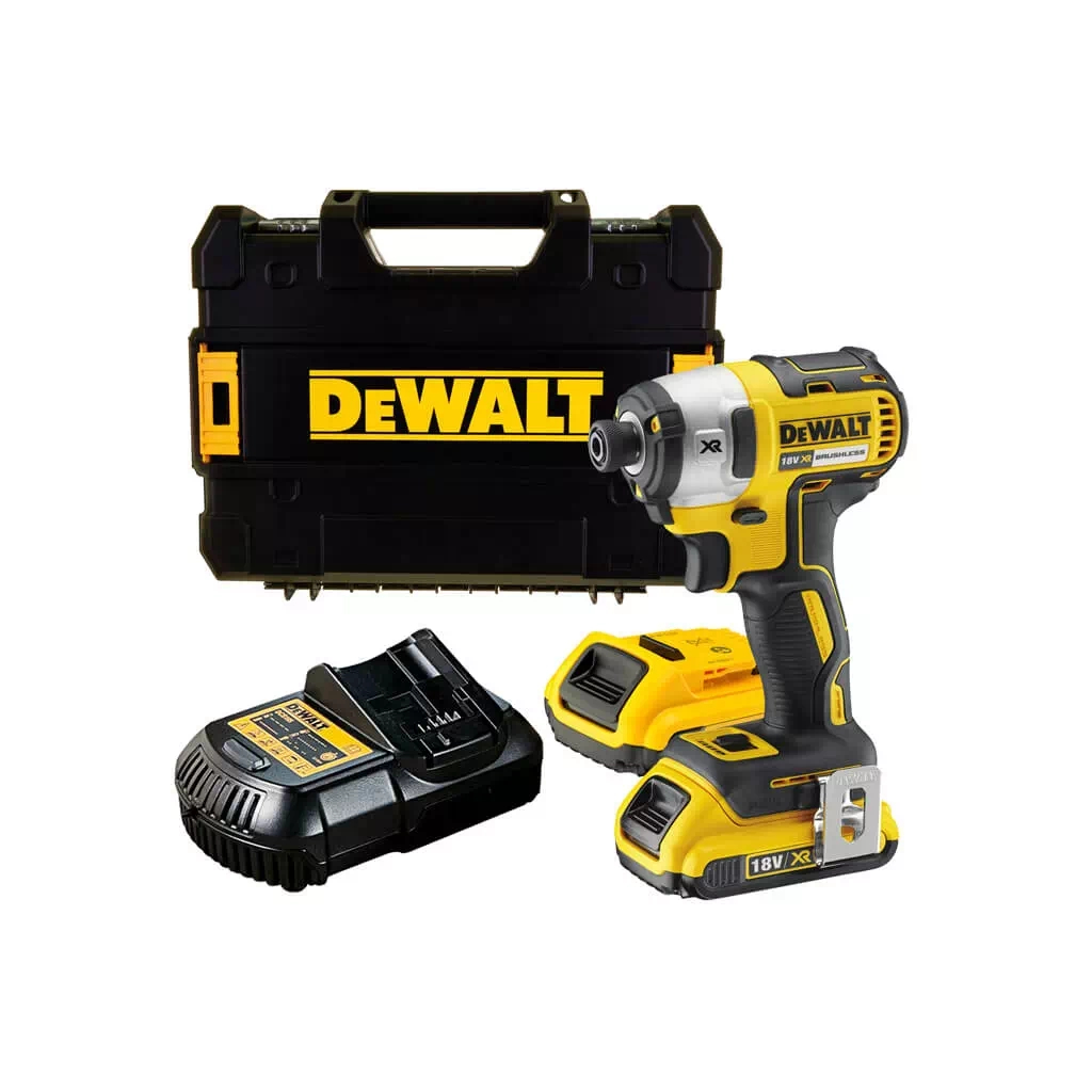 Шуруповерт DeWALT 18V XR Li-Ion, 2x2Ah, безщітковий, 205 Нм, 3250 об/хв, кейс (DCF887D2) - зображення 3
