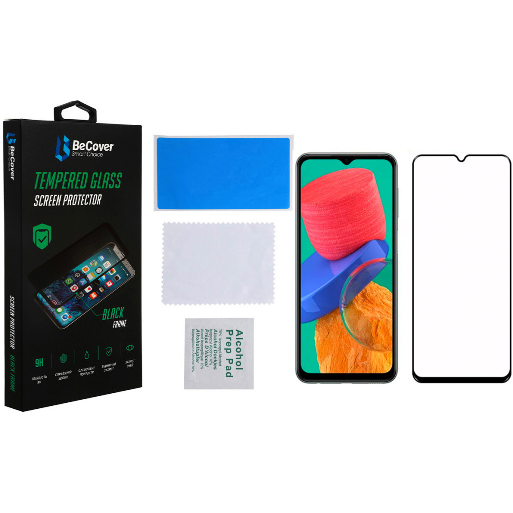 Скло захисне BeCover Samsung Galaxy M33 SM-M336 Black (707356) - зображення 2