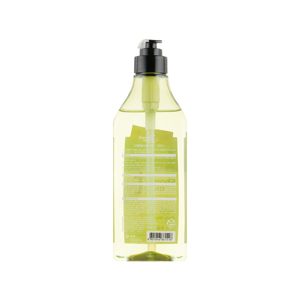 Гель для душу KeraSys Shower Mate Green Tea 550 мл (8801046861516) - зображення 2