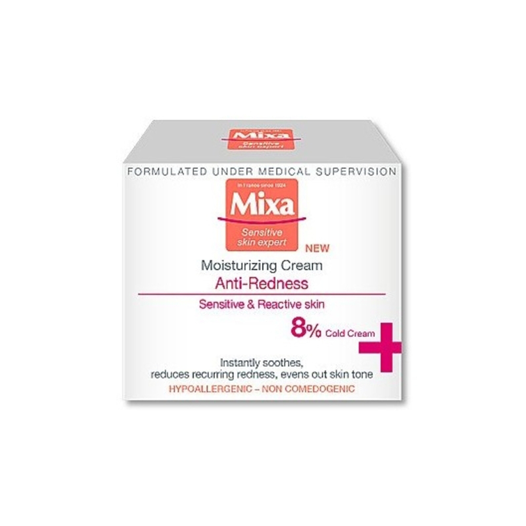 Крем для обличчя Mixa Anti-Redness Зволожуючий проти почервонінь 50 мл (3600550995220) - зображення 1