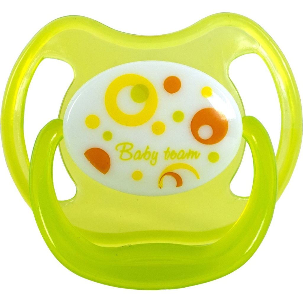 Пустушка Baby Team Латексна класична від народження (4824428032209) - зображення 1