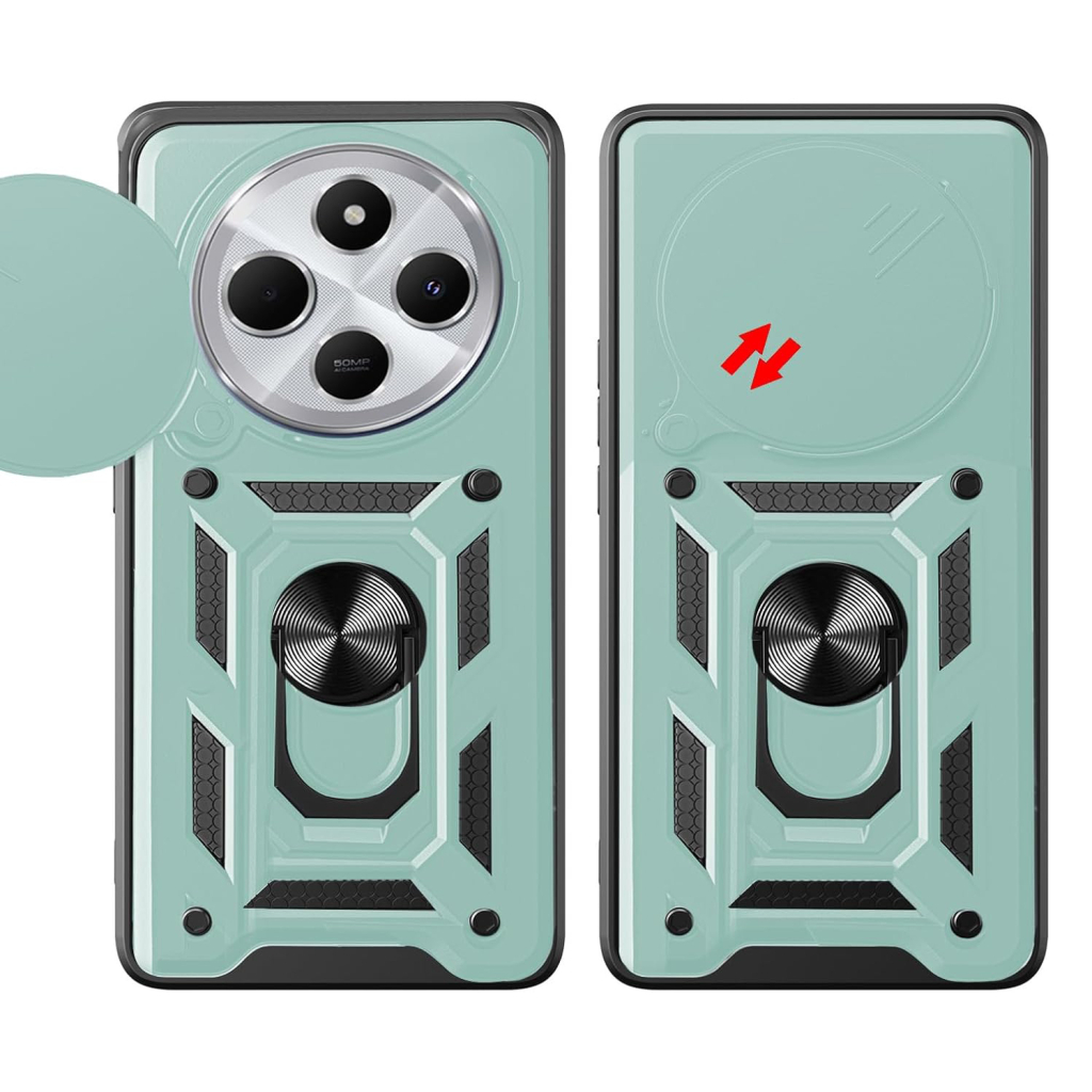 Чохол до мобільного телефона BeCover Military Xiaomi Redmi A4 5G Dark Green (712876) - зображення 2