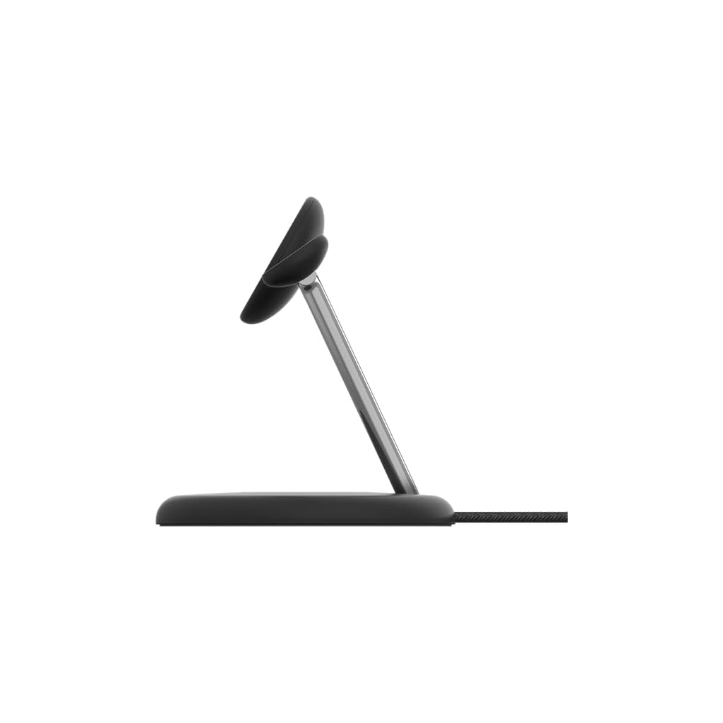 Зарядний пристрій Belkin 3in1 Magnetic Adjustable Pad Qi2 15W Black (WIZ023VFBK) - зображення 5