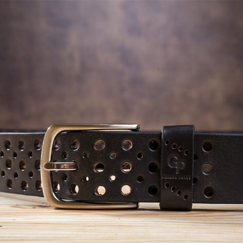 Ремінь Grande Pelle Джинсовий Коричневий (11133) - зображення 7