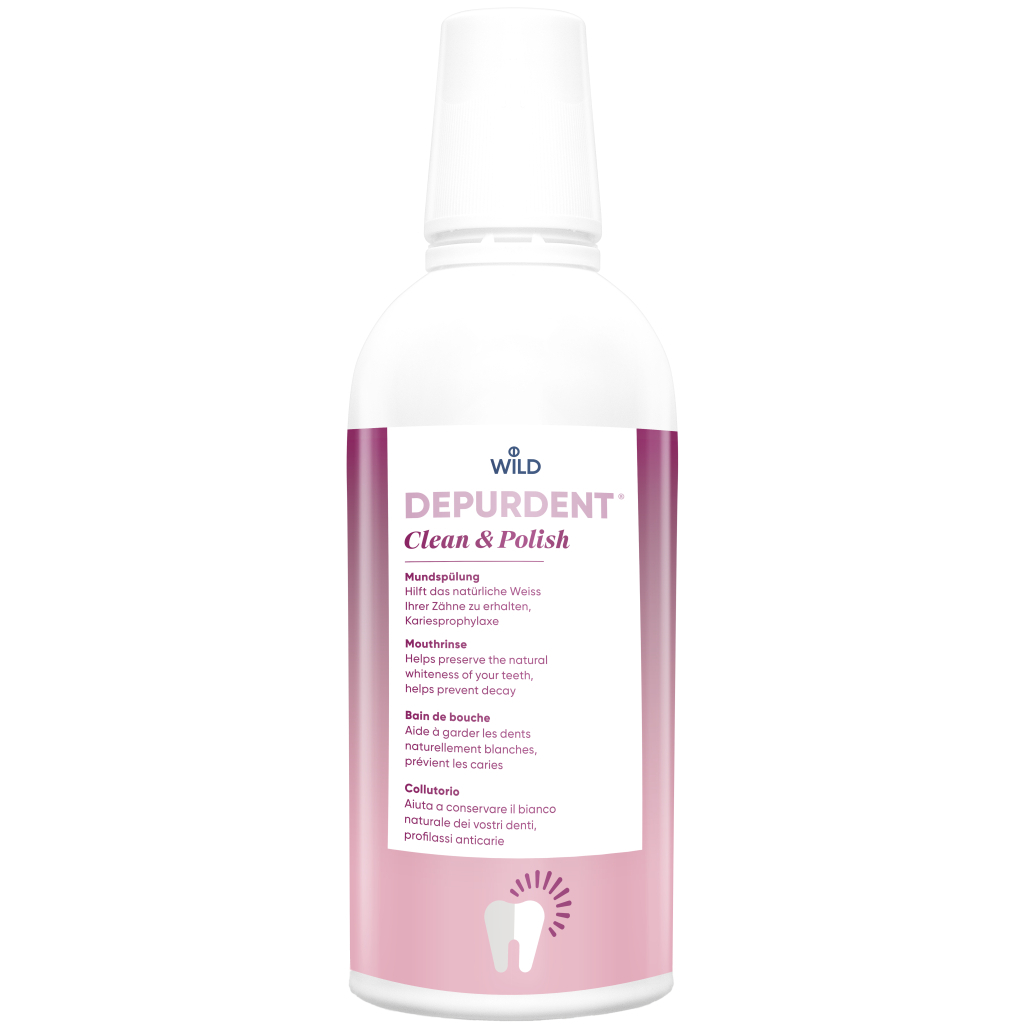 Ополіскувач для порожнини рота Dr. Wild Depurdent Очищення і полірування 500 мл (7611841702430) - зображення 1