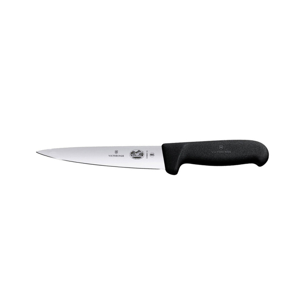 Кухонний ніж Victorinox Fibrox Sticking 14 см Black (5.5603.14) - зображення 1