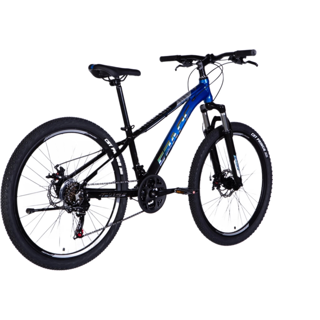 Велосипед Space 24" Phaeton AM DD рама-11" Al чорно-синій 2025 (OPS-SP-24-035) - зображення 3