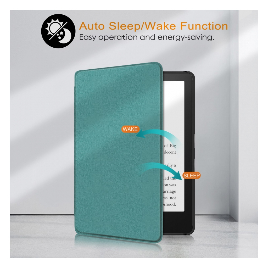 Чохол до електронної книги Armorstandart Amazon Kindle 11th Gen 2022 Dark Green (ARM68879) - зображення 5